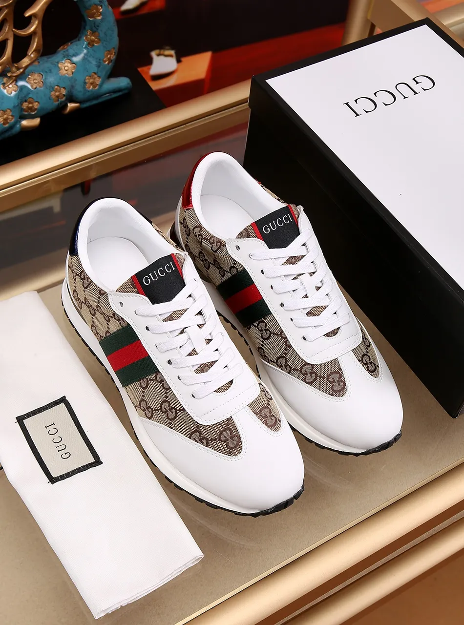 Factory price: 400💰"GUCCI"⚠️⚠️Top purchasing agent🔍🔍Sold simultaneously at men's HK counters. Sole: The original sole is specially provided by the original factory. The exclusive movable molded sole is super comfortable. The original factory follows the order. 🔍🔍High quality. 💪Details determine the quality. We only make shoes with our heart. You can enter and leave the counter at will. You are welcome to compare. Two colors are available. Size: 38-44, customized 45